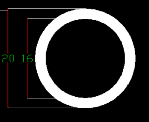 centroid of hollow circular section