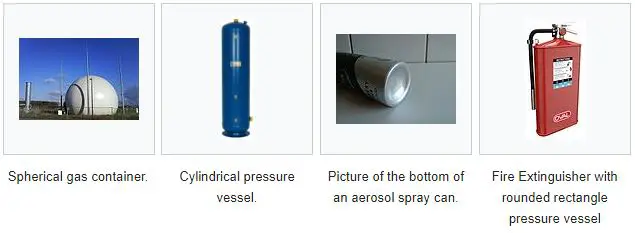 Pressure vessel shapes